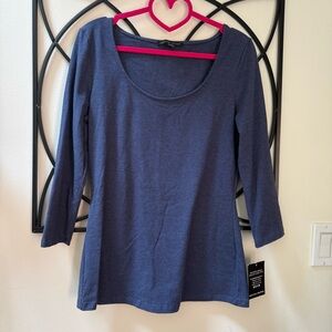 Boston Proper Blue Blouse